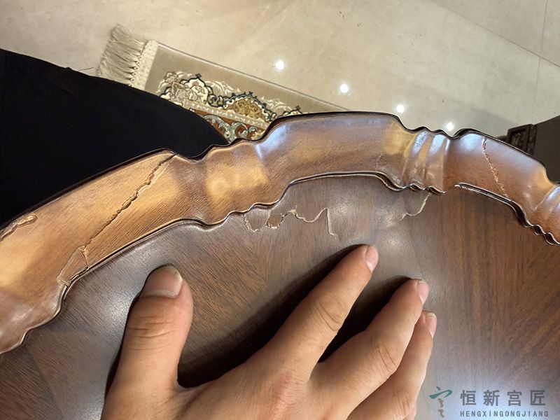 黑胡桃木书桌开裂原因及预防策略(图2)