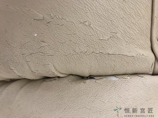 皮革沙发掉皮翻新核心思路："先修复破损，再还原外观"(图4)