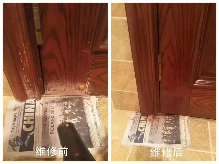 不浪费也能追潮流!木门油漆修补改色,让旧门焕发新生命(图1)