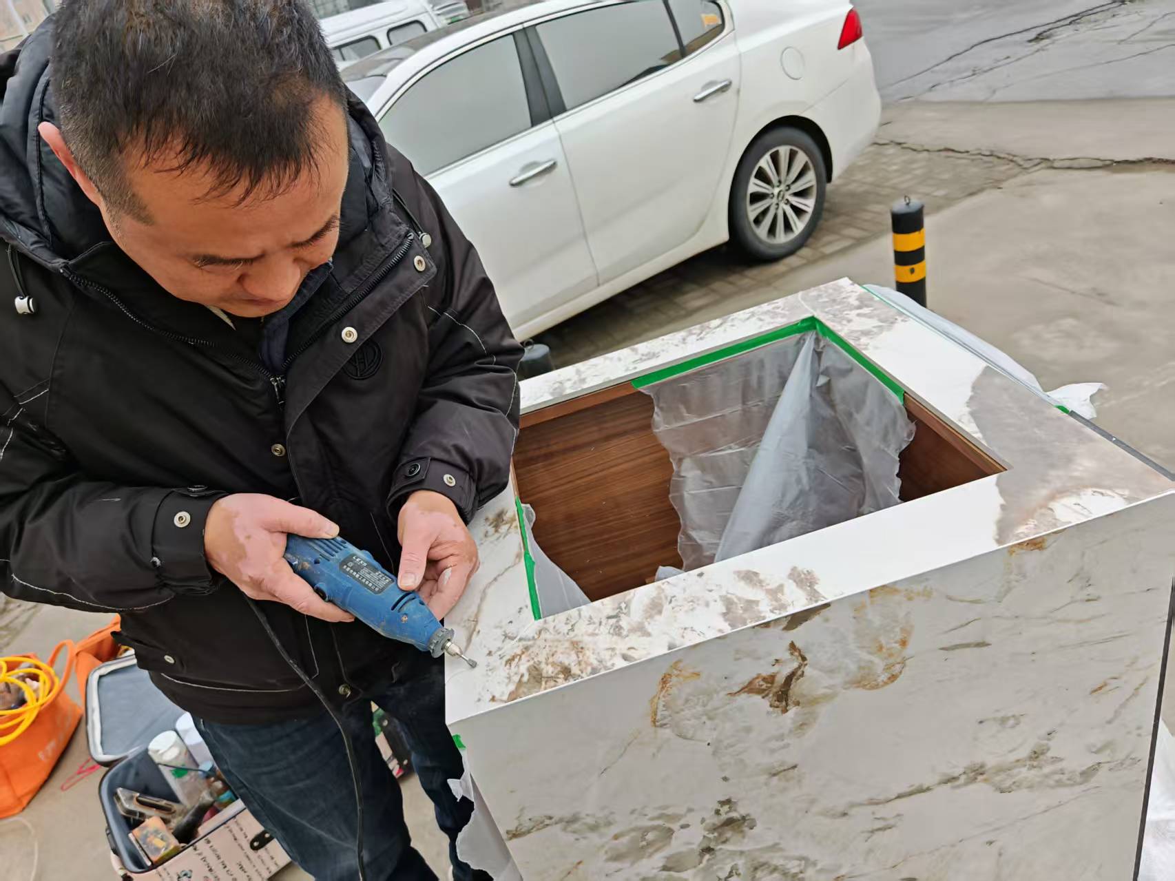 岩板断裂修复全过程(图2)