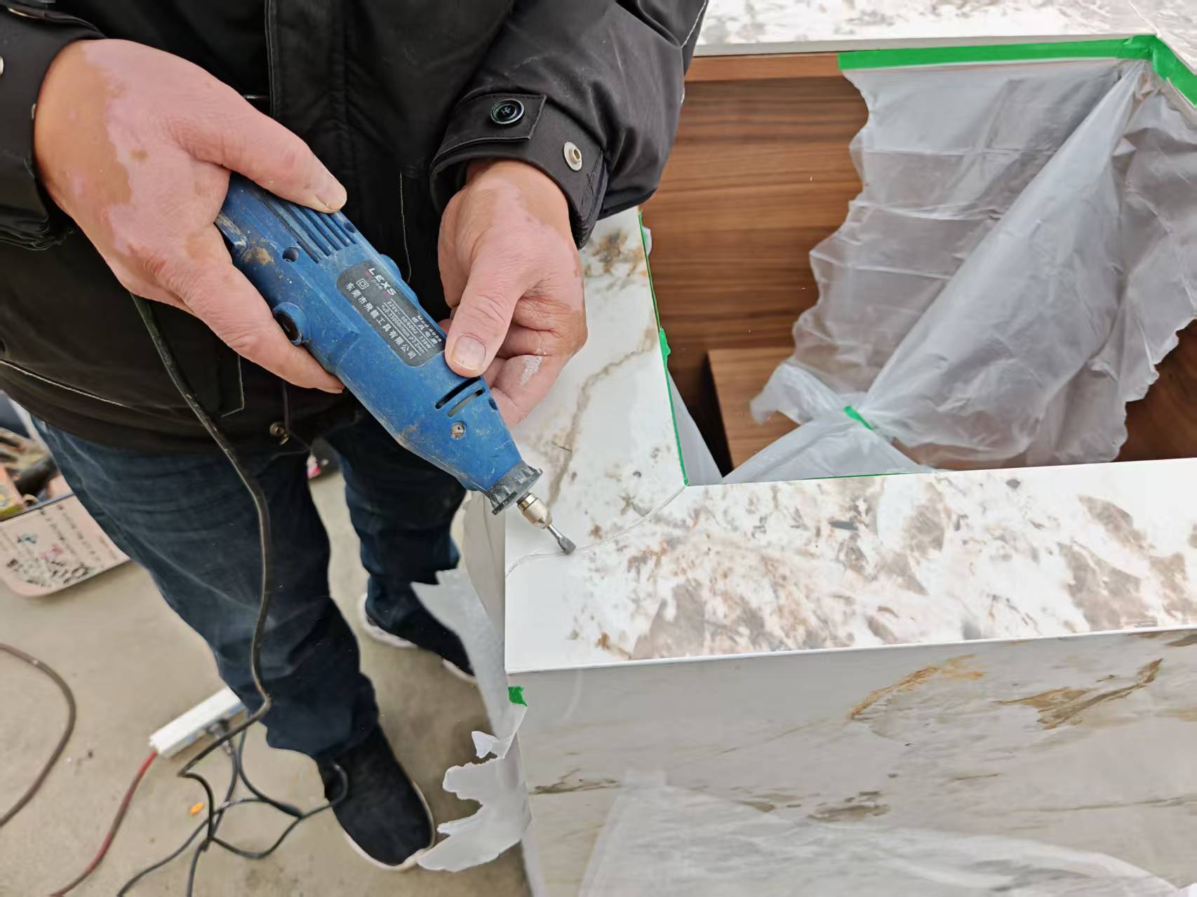 岩板断裂修复全过程(图3)